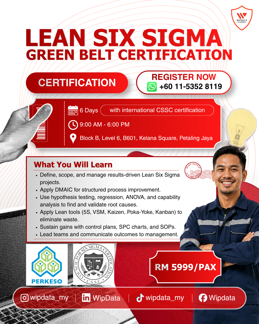 Lean Six Sigma Green Belt Certification by Council of Six Sigma