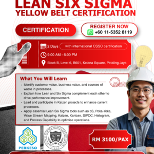 Lean Six Sigma Yellow Belt with Council Six Sigma Certification
